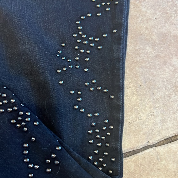 Free People studded black jeans - Picture 2 of 5